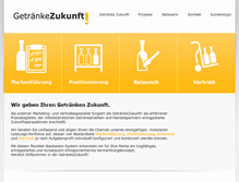 Tablet Screenshot of getraenke-zukunft.de